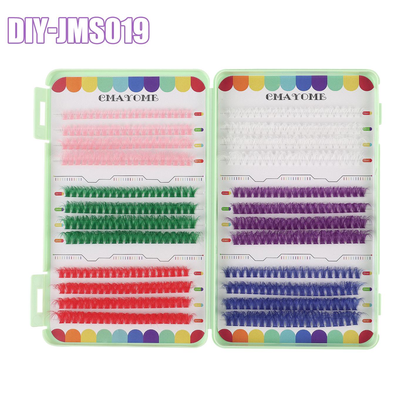 Сделай сам Одиночный пучок волос Большая вместимость Семейное фото Цветные накладные ресницы Книга для ресниц D Песня Смешанные накладные ресницы