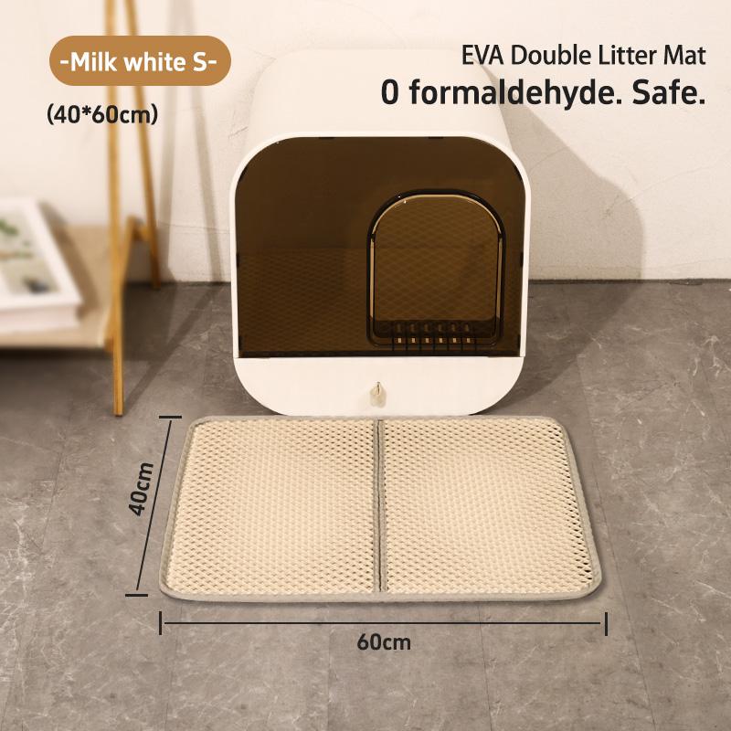HOOPET Коврик для кошачьего туалета с защитой от брызг, большой, противоскользящий, двухслойный фильтр, контроль протечек, коврик для кошачьего туалета
HOOPET Коврик для кошачьего туалета с защитой от брызг, большой, противоскользящий, двухслойный фильтр, контроль протечек, коврик для кошачьего туалета