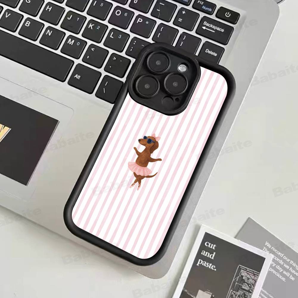 Dachshund Black Stripe Silicone Phone Case For IPhone 17 Pro Max 16 15 14 13 12 11 Plus 17 Air iPhone 14 plus
Dachshund Black Stripe Silicone Phone Case For IPhone 17 Pro Max 16 15 14 13 12 11 Plus 17 Air iPhone 14 plus
