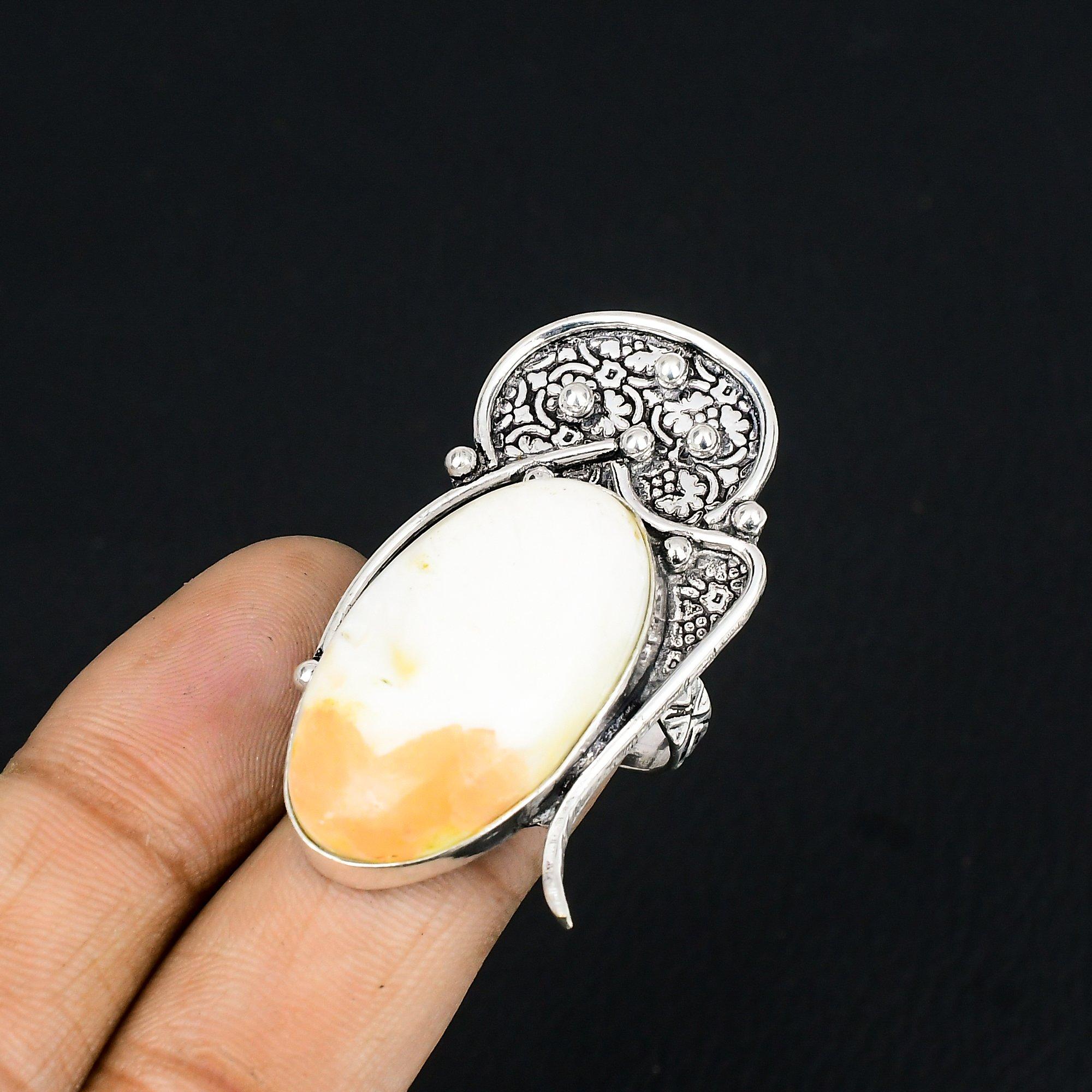 Halloween Deal 925 Silver Natural Scolecite Art Deco Multi Stone New Ring US 7.5 7.5
Halloween Deal 925 Silver Natural Scolecite Art Deco Multi Stone New Ring US 7.5 7.5