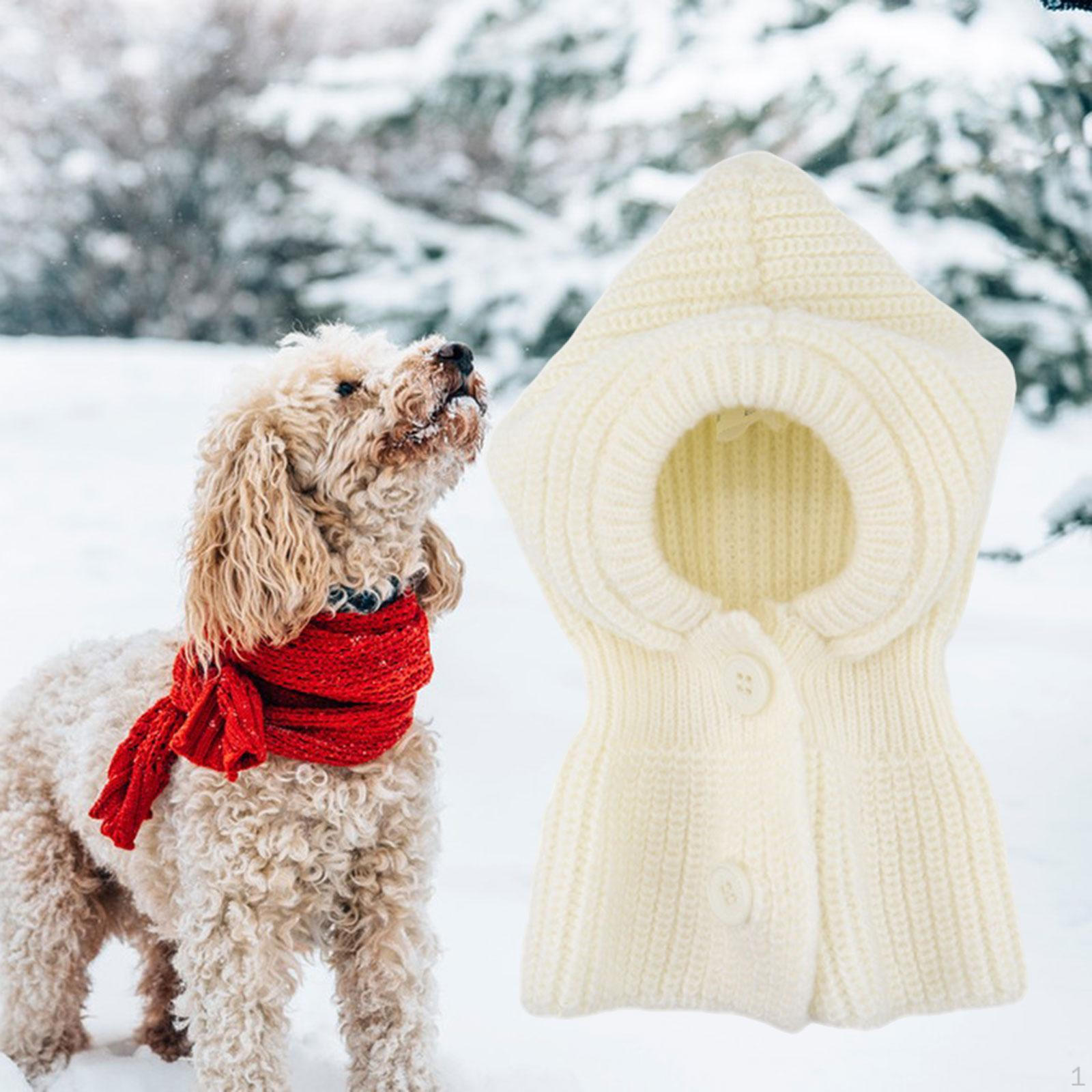 Наушники для собак, вязаная шапка для собак, головной убор, защита от шума, милый свитер с капюшоном для домашних животных, M белый
Наушники для собак, вязаная шапка для собак, головной убор, защита от шума, милый свитер с капюшоном для домашних животных, M белый