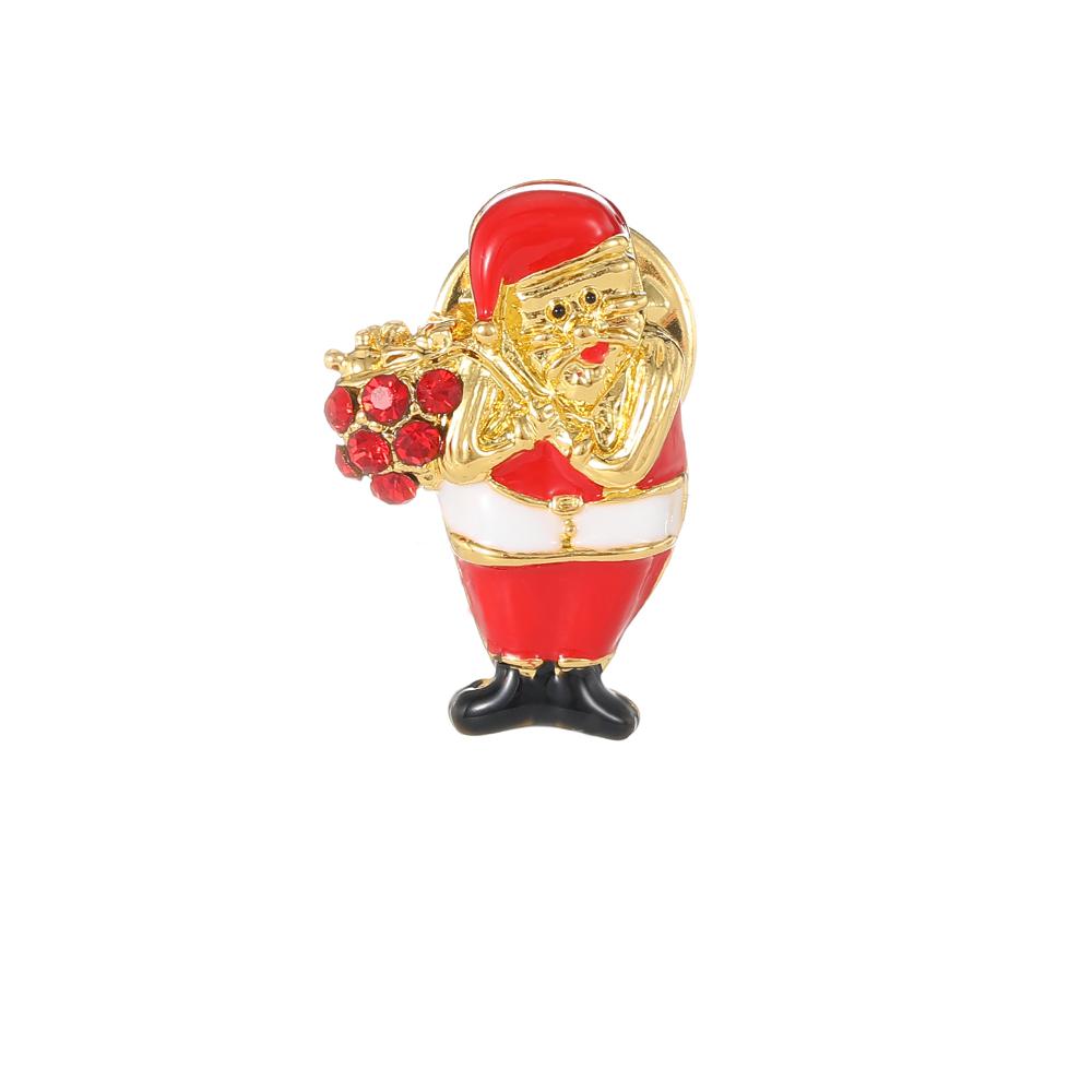 Personality Pretty Santa Claus Crystal Brooches 3D Gold Silver Colors Father Christmas Lapel Pins Xmas Gift
Personality Pretty Santa Claus Crystal Brooches 3D Gold Silver Colors Father Christmas Lapel Pins Xmas Gift