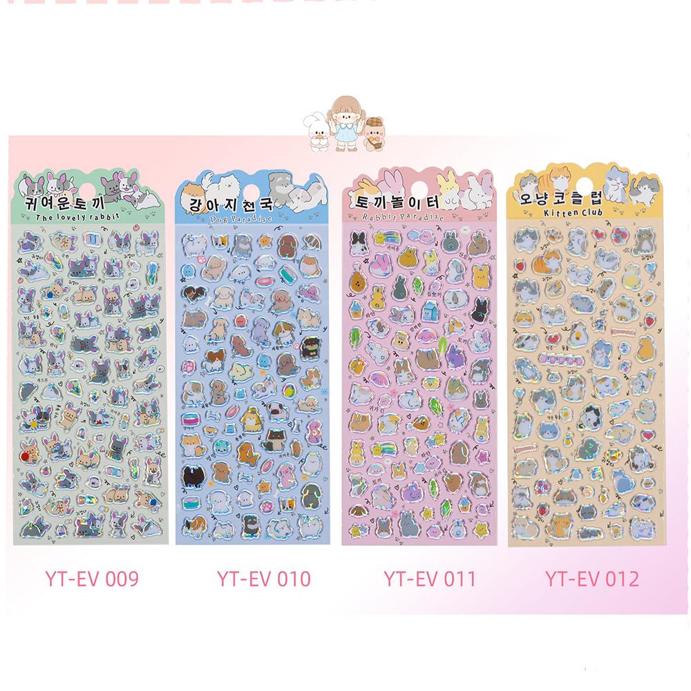 4pcs Art 3D Laser Edge Cute Animal Cat Dog Stickers for Craft Supplies Scrapbooking Supplies Kids Gift
4pcs Art 3D Laser Edge Cute Animal Cat Dog Stickers for Craft Supplies Scrapbooking Supplies Kids Gift