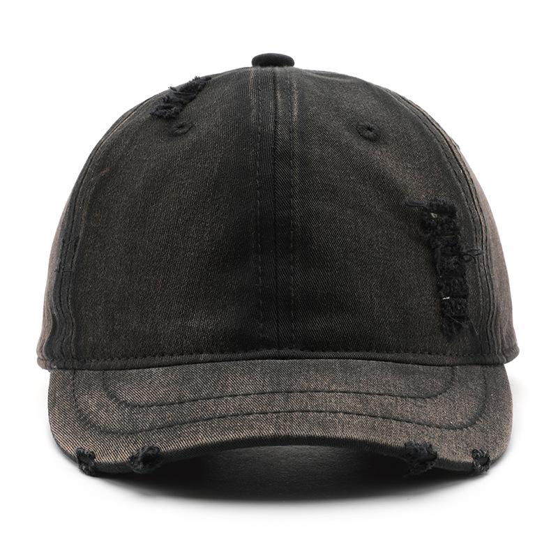 Short brim washed hole solid color light board baseball cap outdoor travel sunscreen sunshade cap чорний
Short brim washed hole solid color light board baseball cap outdoor travel sunscreen sunshade cap чорний