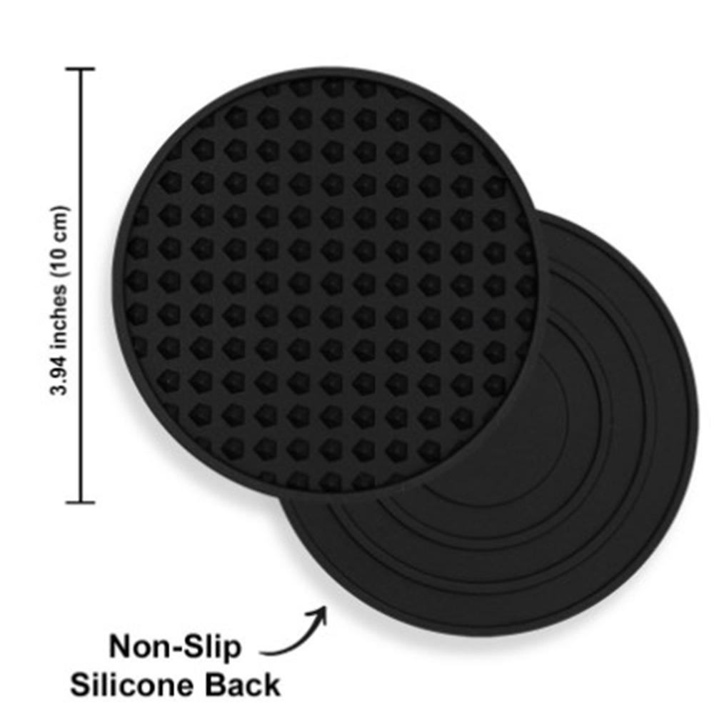6 pcs Round Drink Coaster 3.9x3.9 in Non Slip Coaster Heat Resistant Coaster Wood Table чорний
6 pcs Round Drink Coaster 3.9x3.9 in Non Slip Coaster Heat Resistant Coaster Wood Table чорний