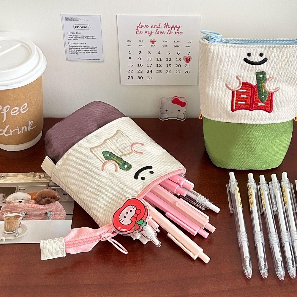 Dirt-proof Stationery Bag Retractable Makeup Bag Cartoon Pencil Box School Office зелёный
Dirt-proof Stationery Bag Retractable Makeup Bag Cartoon Pencil Box School Office зелёный