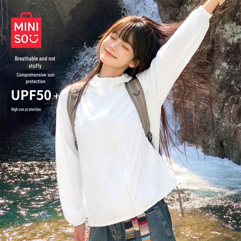 MINISO Women s Lightweight Hooded UV Protection Sun Jacket XL
MINISO Women s Lightweight Hooded UV Protection Sun Jacket XL
