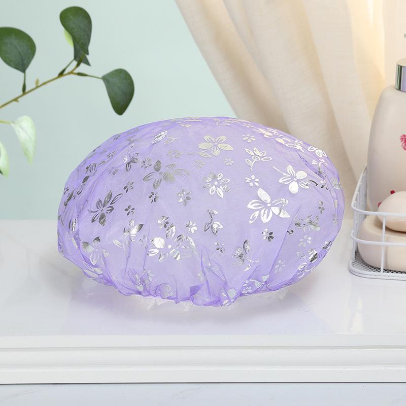 Двухслойная водонепроницаемая шапочка для душа с золотым тиснением - Защита от масляных паров для кухни и ванной, настраиваемый дизайн для взрослых женщин 27 cm
Двухслойная водонепроницаемая шапочка для душа с золотым тиснением - Защита от масляных паров для кухни и ванной, настраиваемый дизайн для взрослых женщин 27 cm