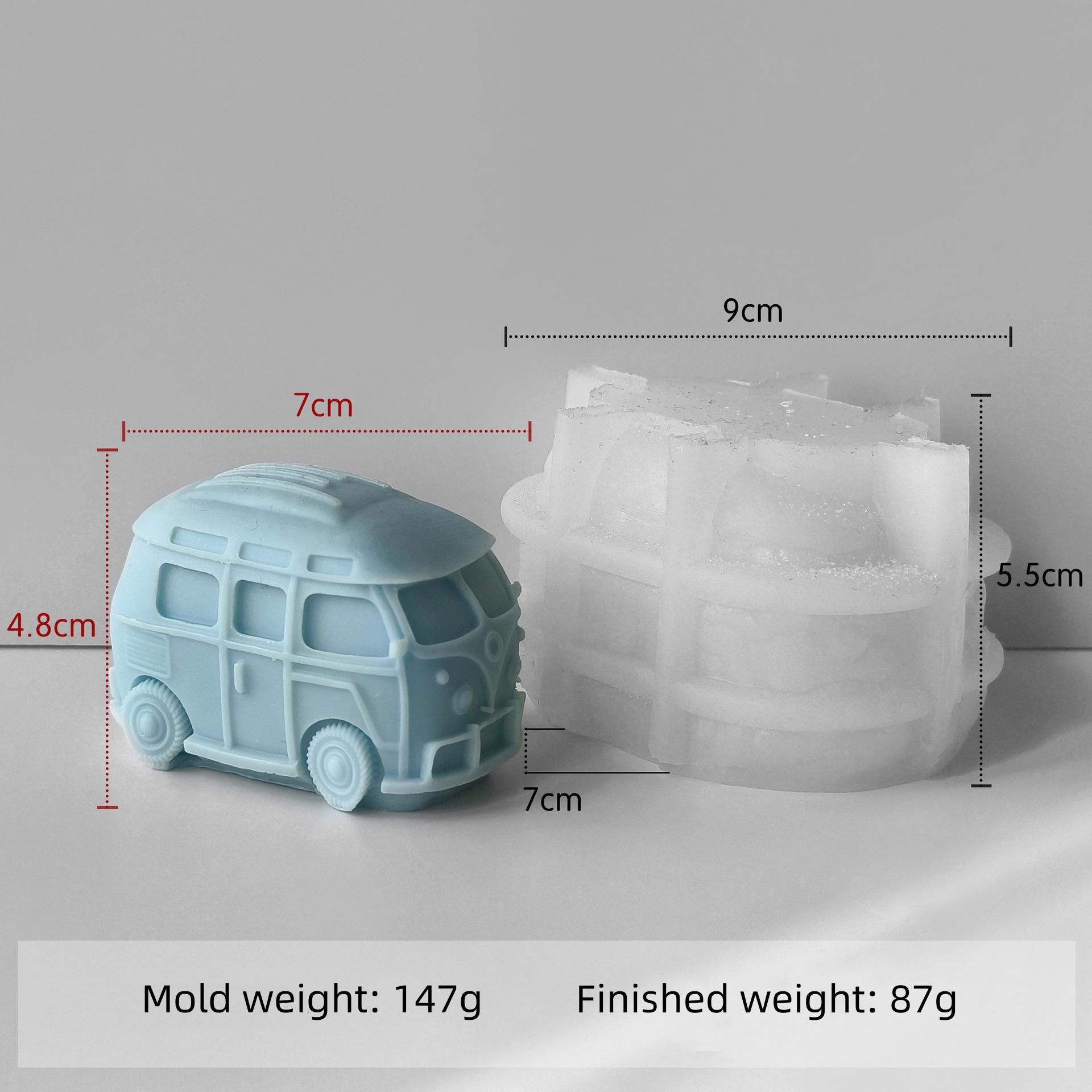 Creative Candle Mini Bus Silicone Mold DIY Aroma Plaster Resin Ornament Molds Handmade Soap Candle Making Supplies
Creative Candle Mini Bus Silicone Mold DIY Aroma Plaster Resin Ornament Molds Handmade Soap Candle Making Supplies
