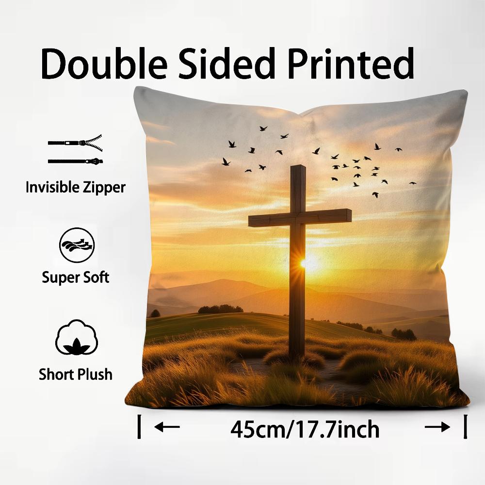 Cross Hot Cushion Cover Plush Fabric Soft DoubleSided Printed Sofa Warm Winter Home Child Gift Pillow Case 30x30cm
Cross Hot Cushion Cover Plush Fabric Soft DoubleSided Printed Sofa Warm Winter Home Child Gift Pillow Case 30x30cm