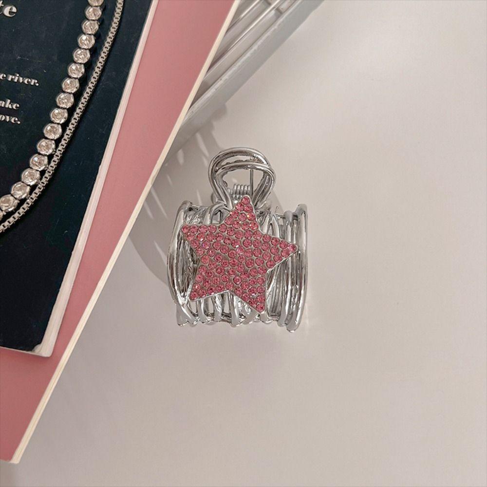 Korean Style High Ponytail Fixation Hairpins Crystal Star Rhinestone Hair Claw Exquisite Women
Korean Style High Ponytail Fixation Hairpins Crystal Star Rhinestone Hair Claw Exquisite Women