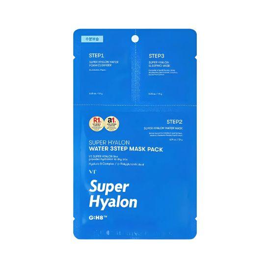 VT Cosmetics Super Hyalon Water 3 Step Mask Pack Deep Hydration Sheet Mask
VT Cosmetics Super Hyalon Water 3 Step Mask Pack Deep Hydration Sheet Mask