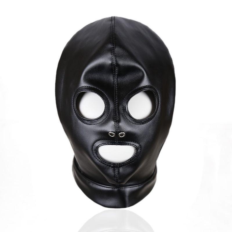 Sexy Leather Bondage Hood Full Face Mask Hood Fetish Cosplay Party Games Mysterious Mask Adult Roleplay Exotic Costumes Headgear чорний
Sexy Leather Bondage Hood Full Face Mask Hood Fetish Cosplay Party Games Mysterious Mask Adult Roleplay Exotic Costumes Headgear чорний