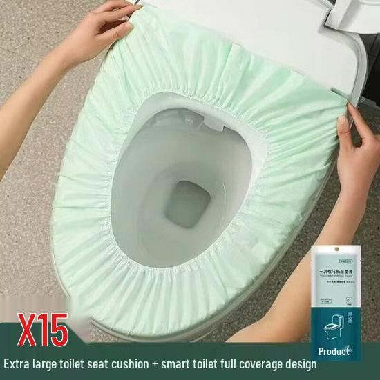 15 шт. Одноразові кришки для сидіння унітазу для вагітних - Брудозахисні дорожні накладки
15 шт. Одноразові кришки для сидіння унітазу для вагітних - Брудозахисні дорожні накладки