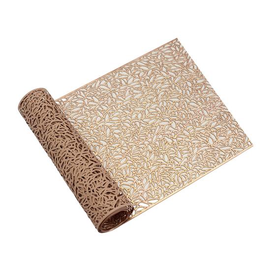 Доріжка на стіл проти опіків ПВХ з вирізним дизайном Стійка до високих температур Килимок для їжі Захист від опіків Покриття для обіднього столу рожевий колір золота
Доріжка на стіл проти опіків ПВХ з вирізним дизайном Стійка до високих температур Килимок для їжі Захист від опіків Покриття для обіднього столу рожевий колір золота