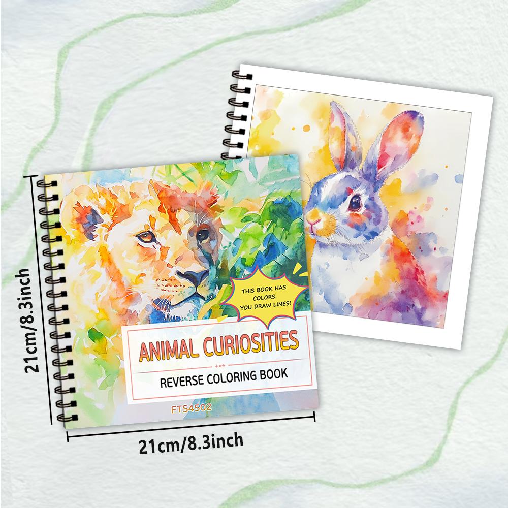 1pc, Animal Reversal Colouring Book, 30 sheets of 100gsm, Relaxing & Creative Lines ‘All You Need Is A Pen Book’ Birthday Gift
1pc, Animal Reversal Colouring Book, 30 sheets of 100gsm, Relaxing & Creative Lines ‘All You Need Is A Pen Book’ Birthday Gift
