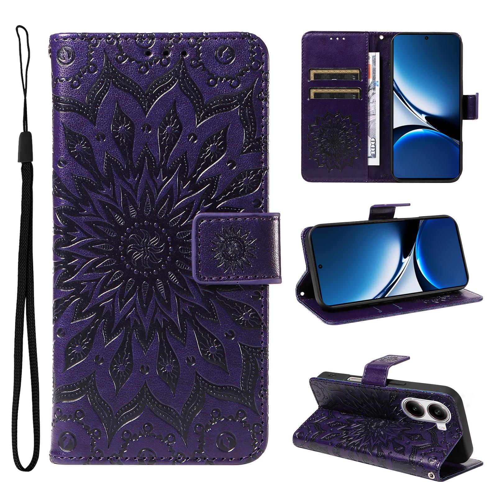 For Xiaomi Redmi Turbo 4 5G Phone Case Sunflower Imprinted Leather Wallet Stand Cover with Strap Purple
For Xiaomi Redmi Turbo 4 5G Phone Case Sunflower Imprinted Leather Wallet Stand Cover with Strap Purple
