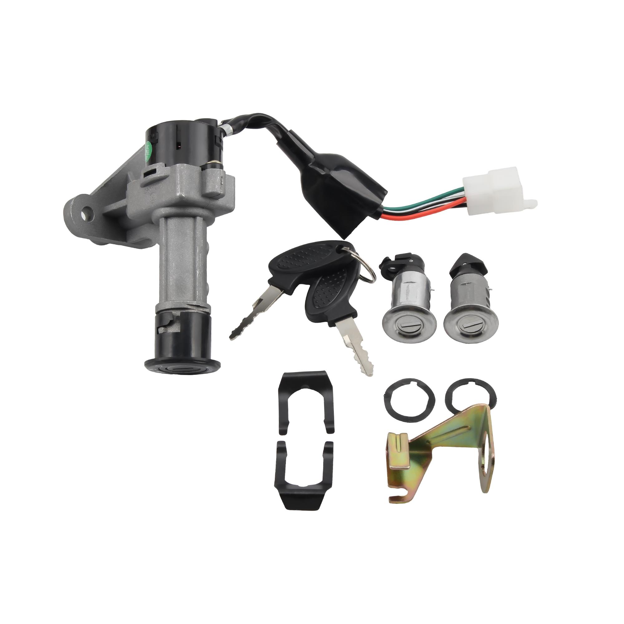 Motorcycle Ignition Switch Key Set Kit For Yamaha ZY100-12 Gas Scooter 50cc 150cc 139QMB GY6 Moped Scooter Moped темно-сірий колір
Motorcycle Ignition Switch Key Set Kit For Yamaha ZY100-12 Gas Scooter 50cc 150cc 139QMB GY6 Moped Scooter Moped темно-сірий колір