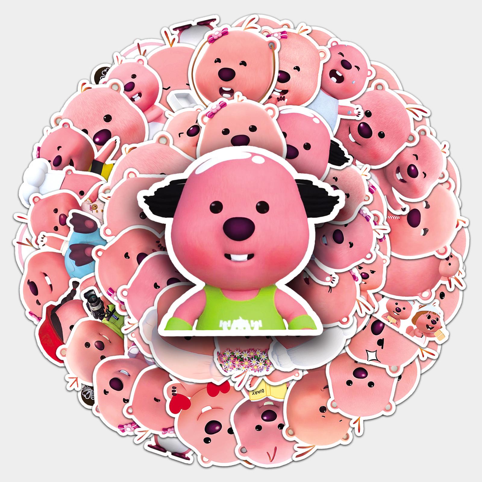 50 Loopy Cartoon Cute Pink Beaver Ruby Stickers for Kids Rewards, Decoration, Suitcases, and Phone Cases
50 Loopy Cartoon Cute Pink Beaver Ruby Stickers for Kids Rewards, Decoration, Suitcases, and Phone Cases