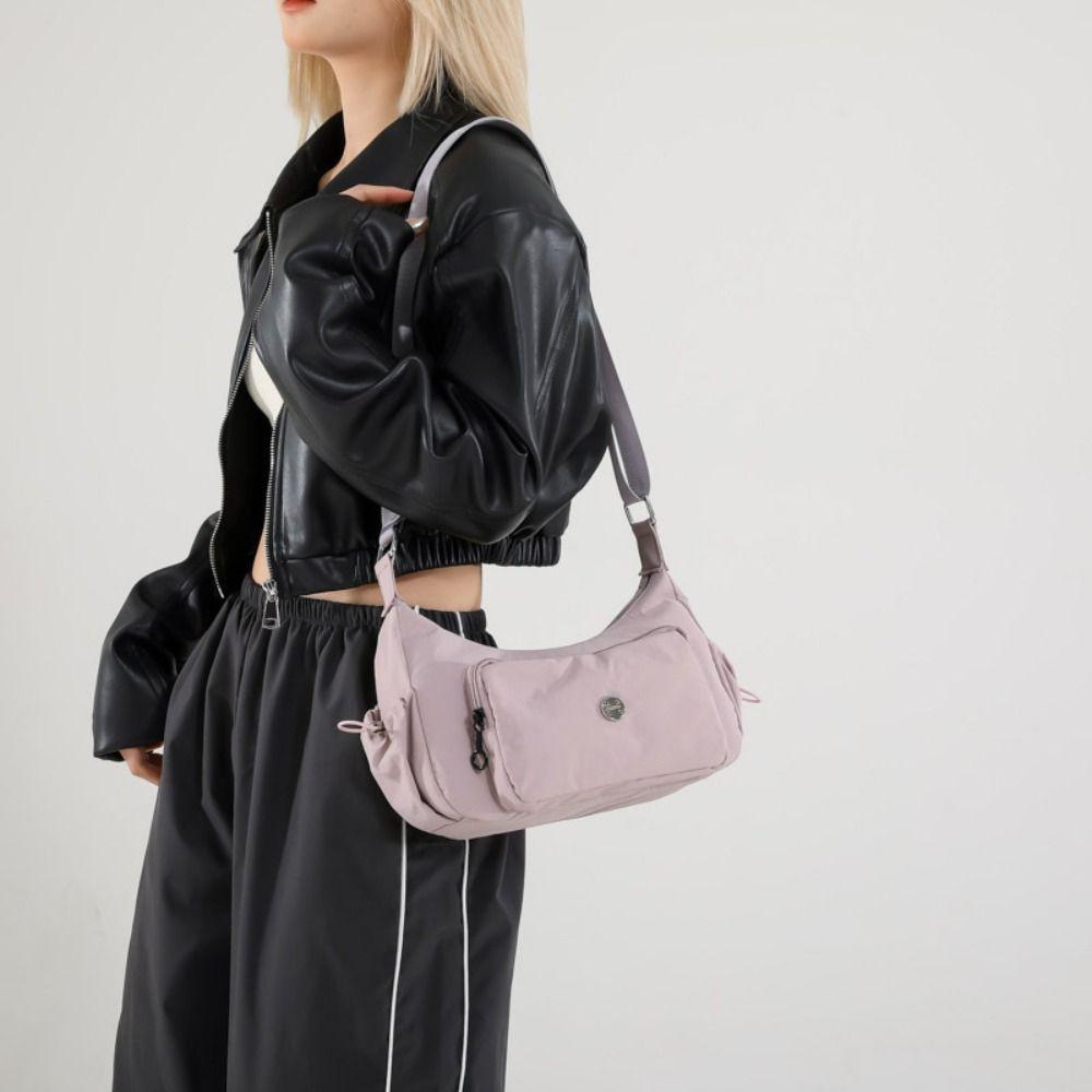 Simple Cross Body Bag Casual Commuting Sling Bag Fashion Nylon Shoulder Bag Men Women зелений
Simple Cross Body Bag Casual Commuting Sling Bag Fashion Nylon Shoulder Bag Men Women зелений