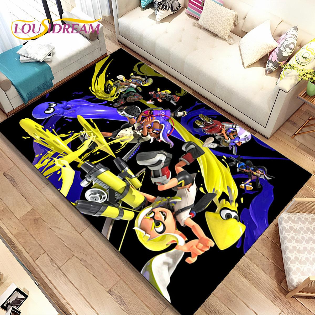Ігри з мультфільмів S-Splatoon Gamers Area Килимок, килимок для вітальні, спальні, дивана, прикраса дверного килимка, нековзкий килимок для дітей 40x60cm(15x23in)
Ігри з мультфільмів S-Splatoon Gamers Area Килимок, килимок для вітальні, спальні, дивана, прикраса дверного килимка, нековзкий килимок для дітей 40x60cm(15x23in)