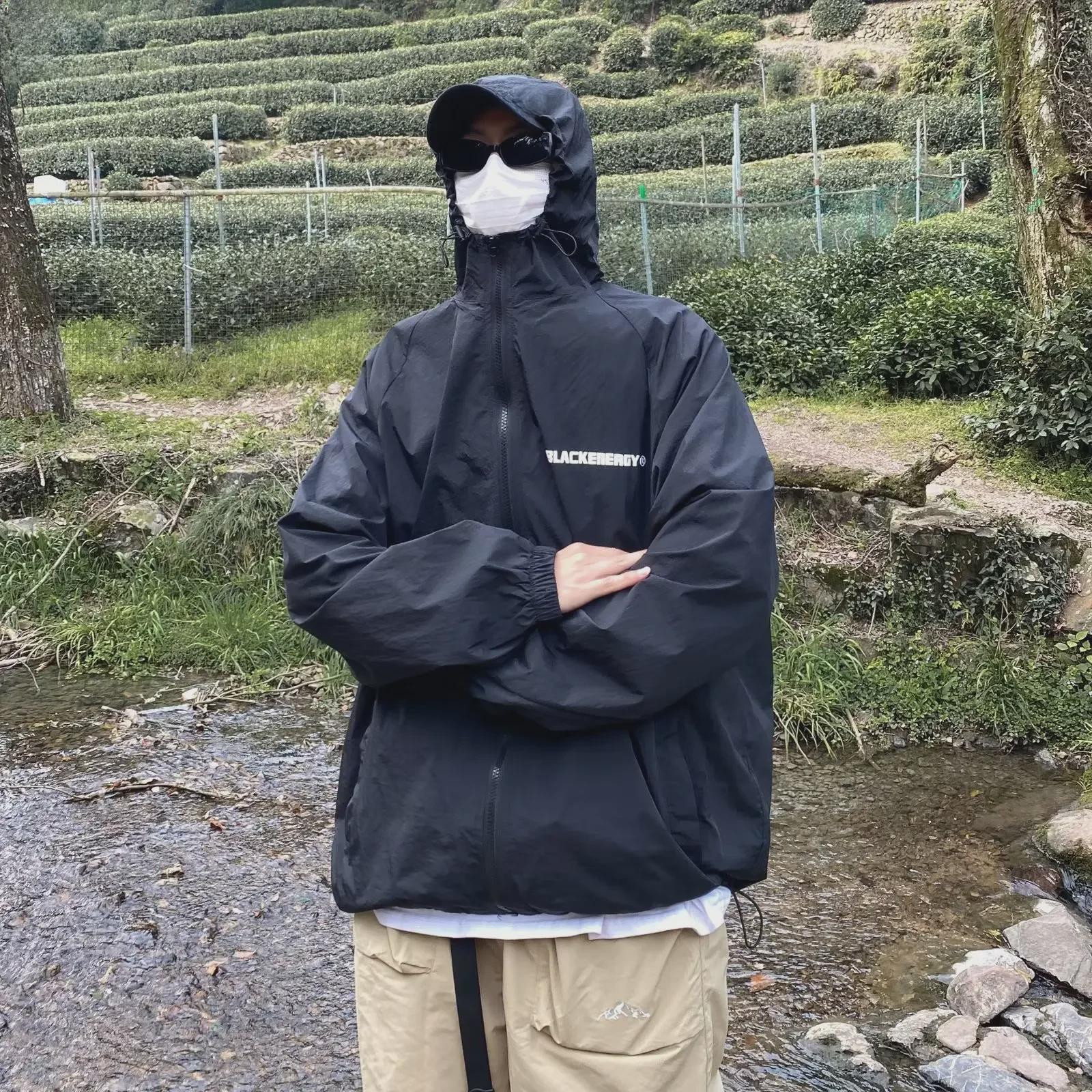 Летние солнцезащитные топы-унисекс с капюшоном в стиле ретро — модный стиль Харадзюку. L чёрный
Летние солнцезащитные топы-унисекс с капюшоном в стиле ретро — модный стиль Харадзюку. L чёрный