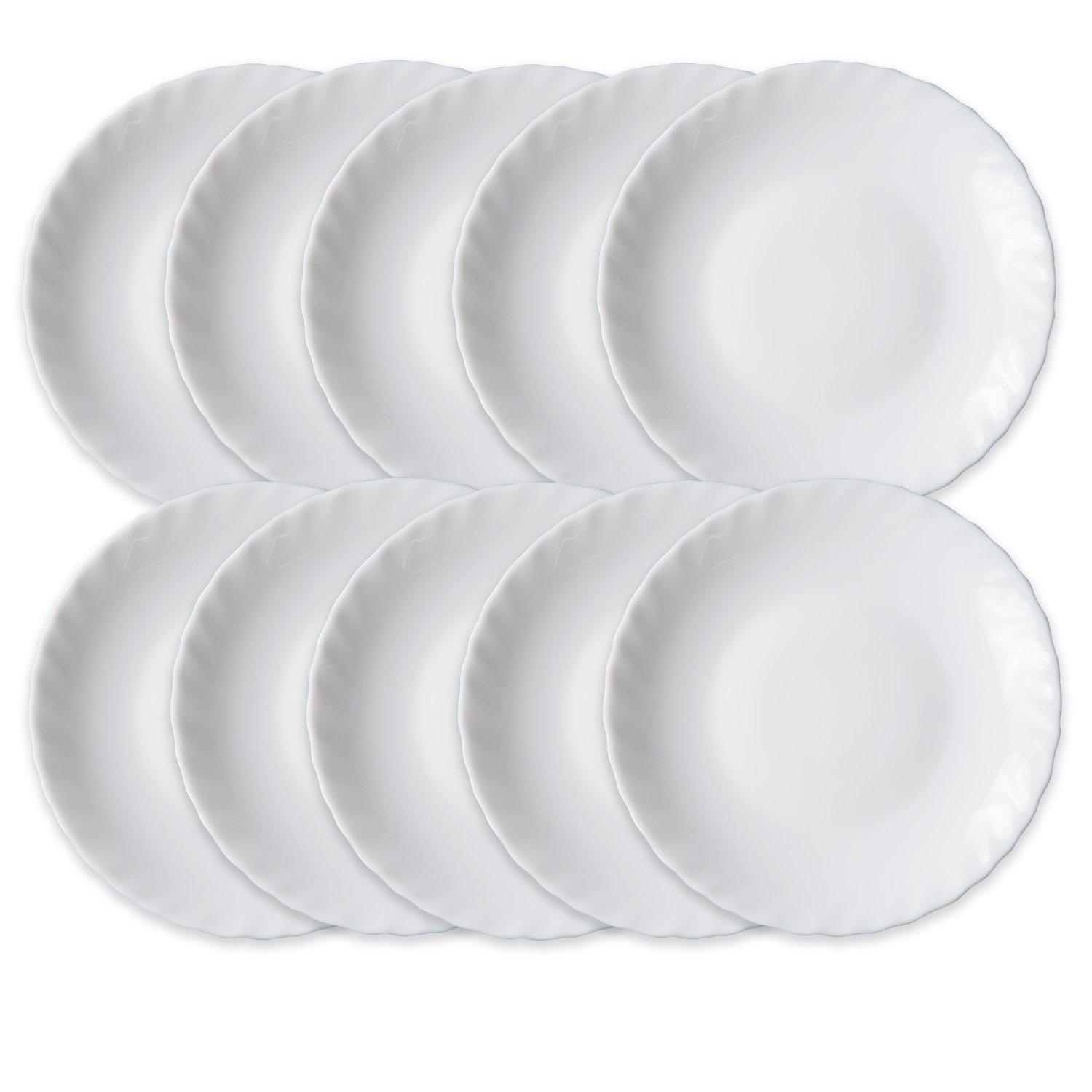 Bormioli Rocco Sturdy White Plates, Set of 10
Bormioli Rocco Sturdy White Plates, Set of 10