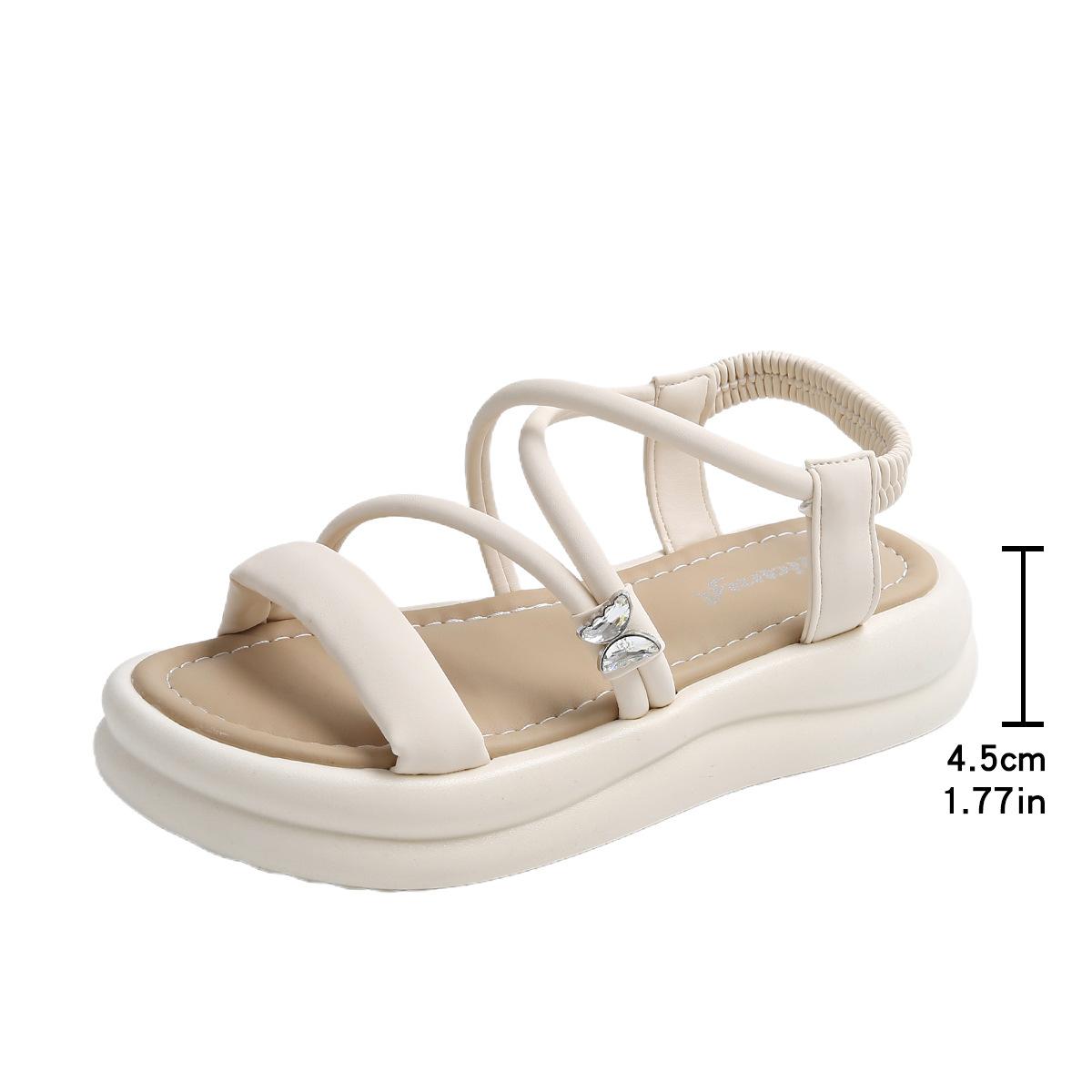 Лето 2025 новые сандалии на платформе с круглым носком и открытым носком дышащие на плоской подошве с ремешком-пряжкой сандалии кэжуал женские 34
Лето 2025 новые сандалии на платформе с круглым носком и открытым носком дышащие на плоской подошве с ремешком-пряжкой сандалии кэжуал женские 34