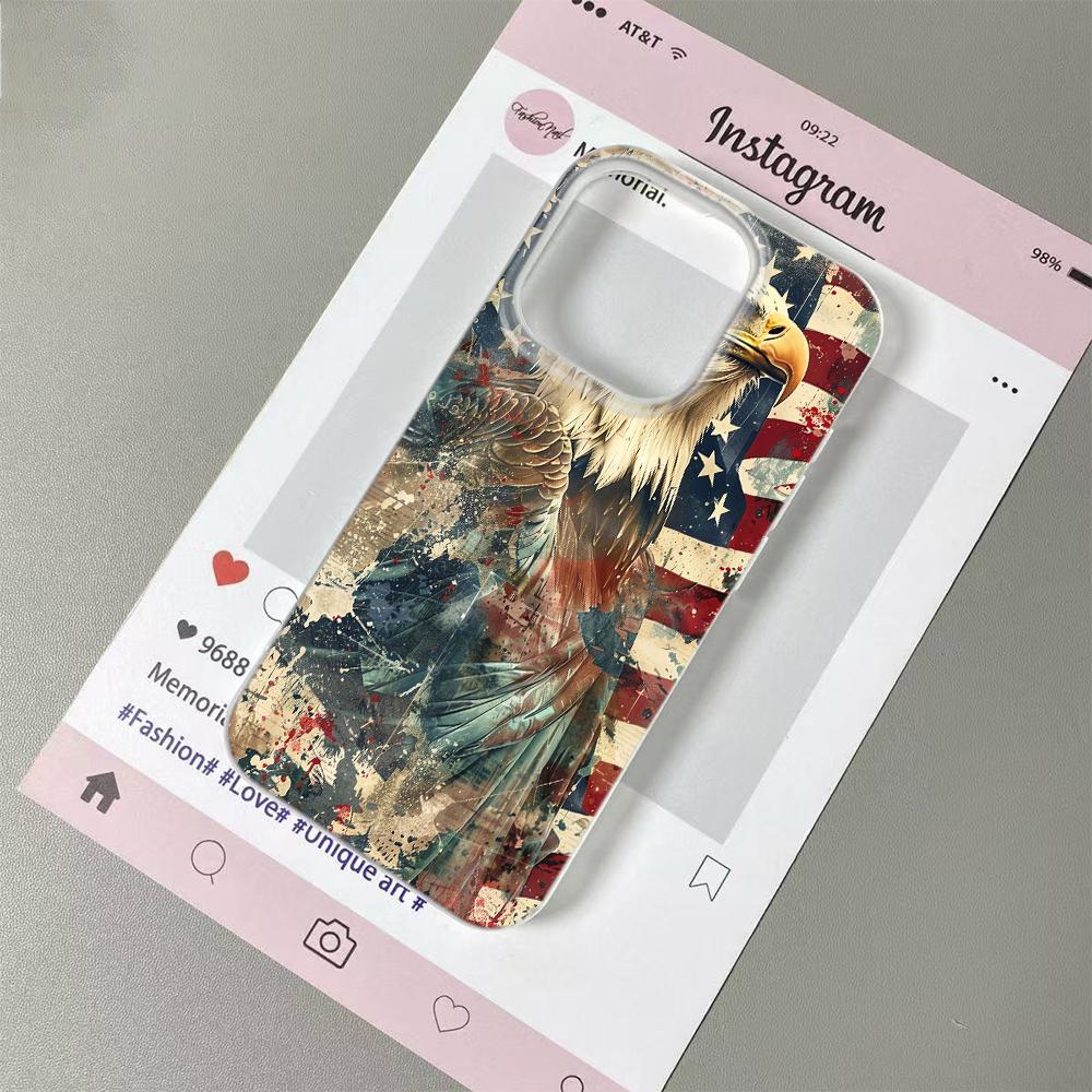 Vintage American Eagle & Flag Phone Case for iPhone 17 16 15 14 Plus 13 12 11 Pro Shockproof TPU Protective Cover For iPhone X XS
Vintage American Eagle & Flag Phone Case for iPhone 17 16 15 14 Plus 13 12 11 Pro Shockproof TPU Protective Cover For iPhone X XS