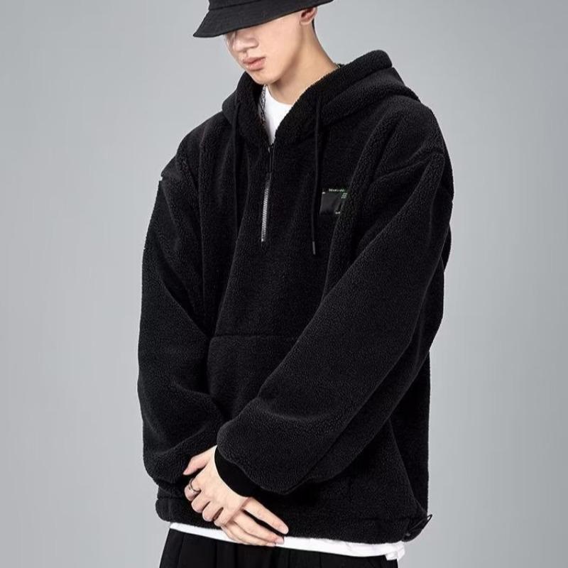 Men s Fleece Hooded Sweatshirt: Autumn/Winter Thickened Loose Fit Jacket L чорний
Men s Fleece Hooded Sweatshirt: Autumn/Winter Thickened Loose Fit Jacket L чорний