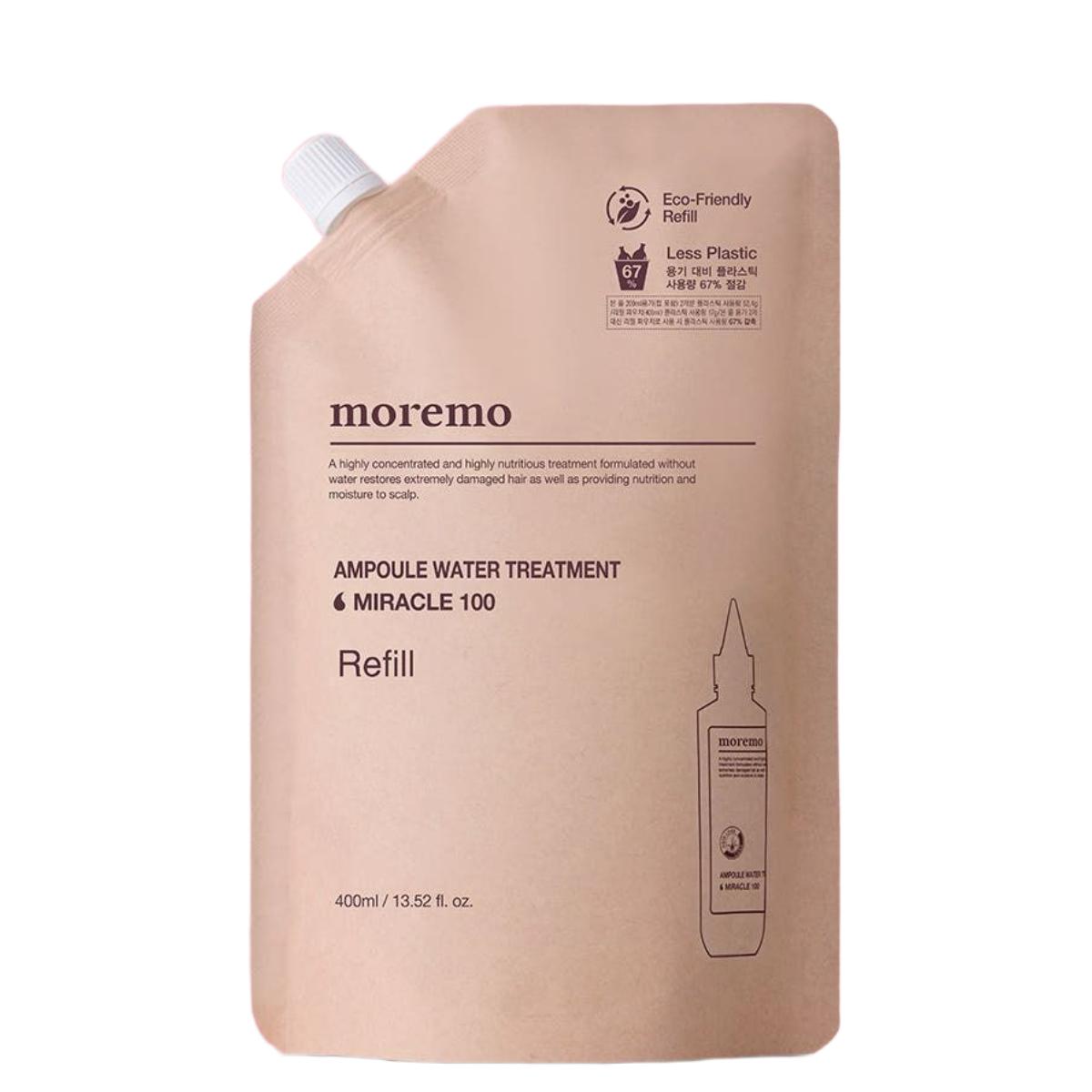Moremo Ampoule Water Treatment Miracle 100 Refill Pouch 400ml Scalp Care
Moremo Ampoule Water Treatment Miracle 100 Refill Pouch 400ml Scalp Care