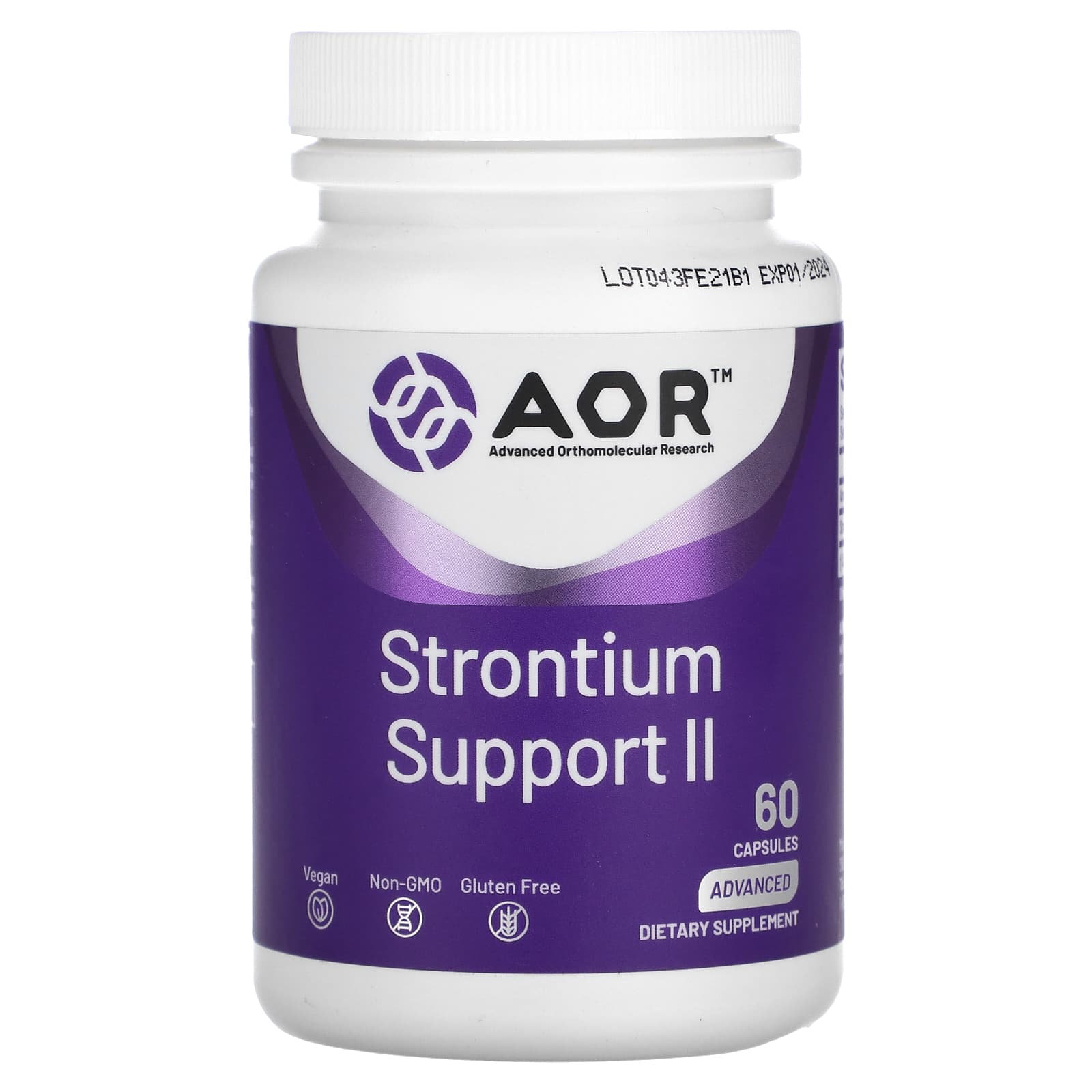Strontium Support Ii, 341Mg, 60 Capsules
Strontium Support Ii, 341Mg, 60 Capsules