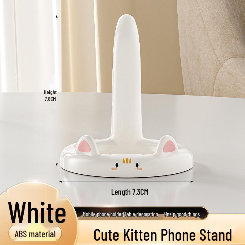 Cartoon Cat Adjustable Angle Portable Stand for Binge-Watching молоко, білий колір
Cartoon Cat Adjustable Angle Portable Stand for Binge-Watching молоко, білий колір