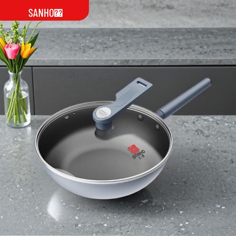 Sanhe Titanium Alloy Non-Stick Wok
Sanhe Titanium Alloy Non-Stick Wok