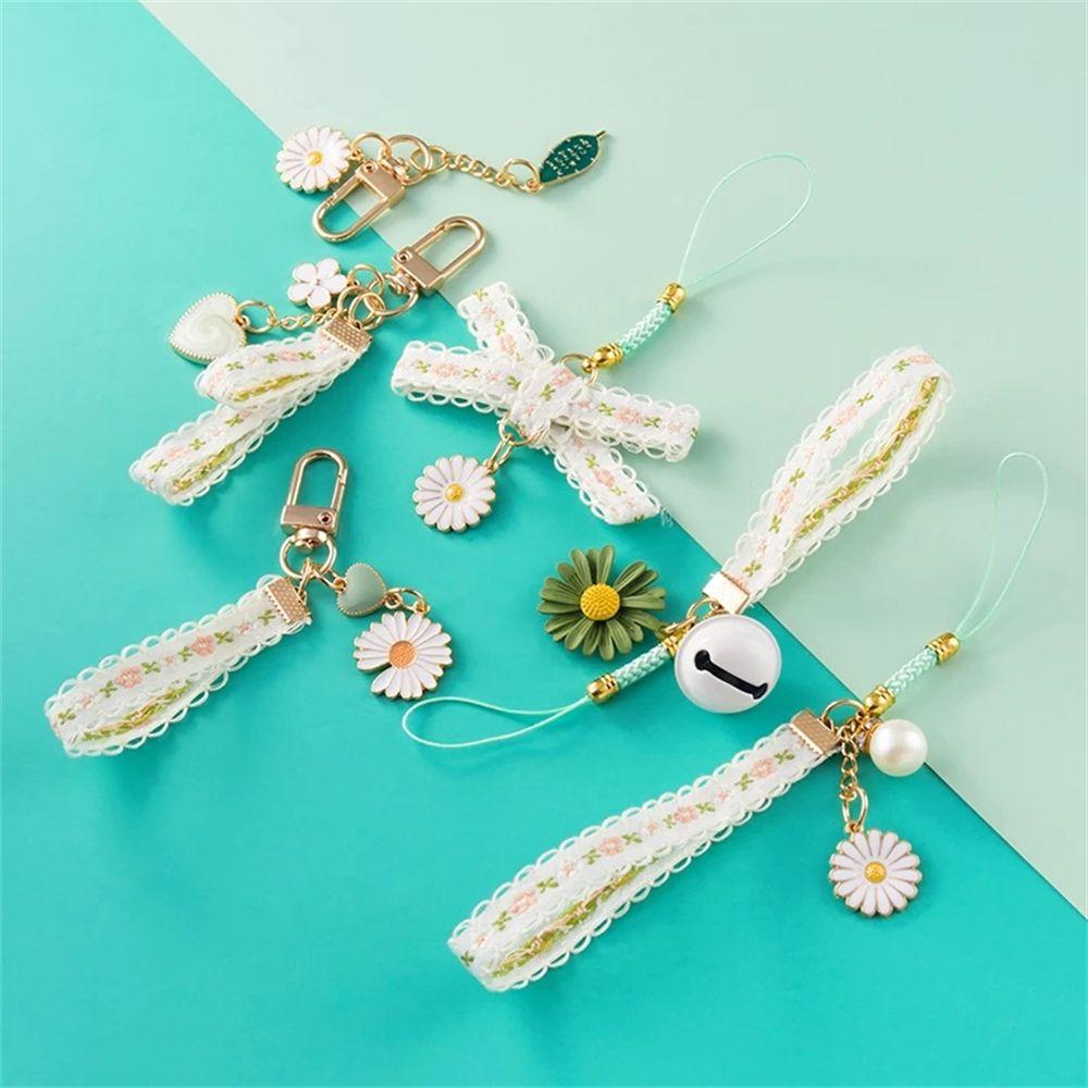 Earphone Pendant School Bag Bag Ornaments Daisy Key Rings Keys Holder Key Chain Lace Chain Keychain
Earphone Pendant School Bag Bag Ornaments Daisy Key Rings Keys Holder Key Chain Lace Chain Keychain