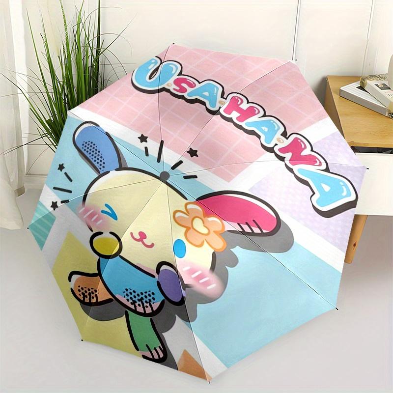 UsaHana,Bunny Automatic Folding Umbrella Simple 8 Rib Design, Bright Cartoon Pattern, Durable Iron Frame, Suitable For Travel, Outdoor, Beac
UsaHana,Bunny Automatic Folding Umbrella Simple 8 Rib Design, Bright Cartoon Pattern, Durable Iron Frame, Suitable For Travel, Outdoor, Beac
