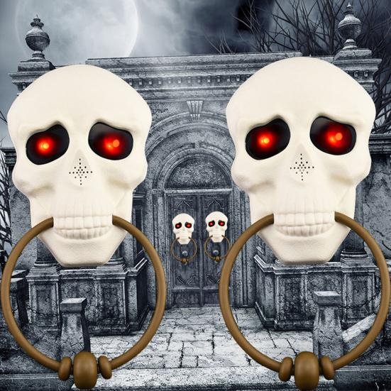 Horror Props Fine Workmanship Funny Sounding Halloween Skeleton Doorbell Decorations Door Knocker
Horror Props Fine Workmanship Funny Sounding Halloween Skeleton Doorbell Decorations Door Knocker
