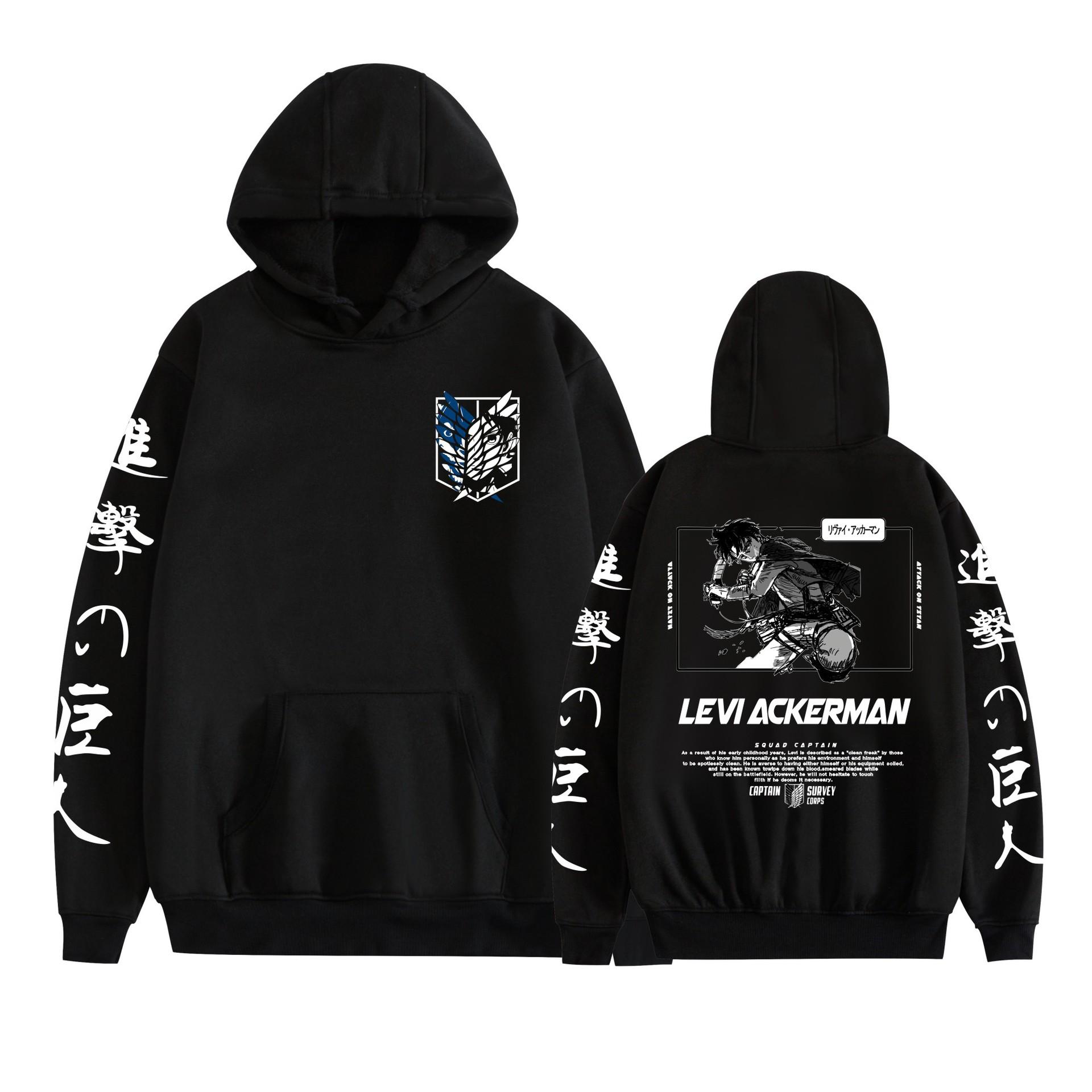 Unisex Attack on Titan Hoodie Sweatshirt Printed Streetwear Hoodies for Couples Men Women XS чёрный
Unisex Attack on Titan Hoodie Sweatshirt Printed Streetwear Hoodies for Couples Men Women XS чёрный
