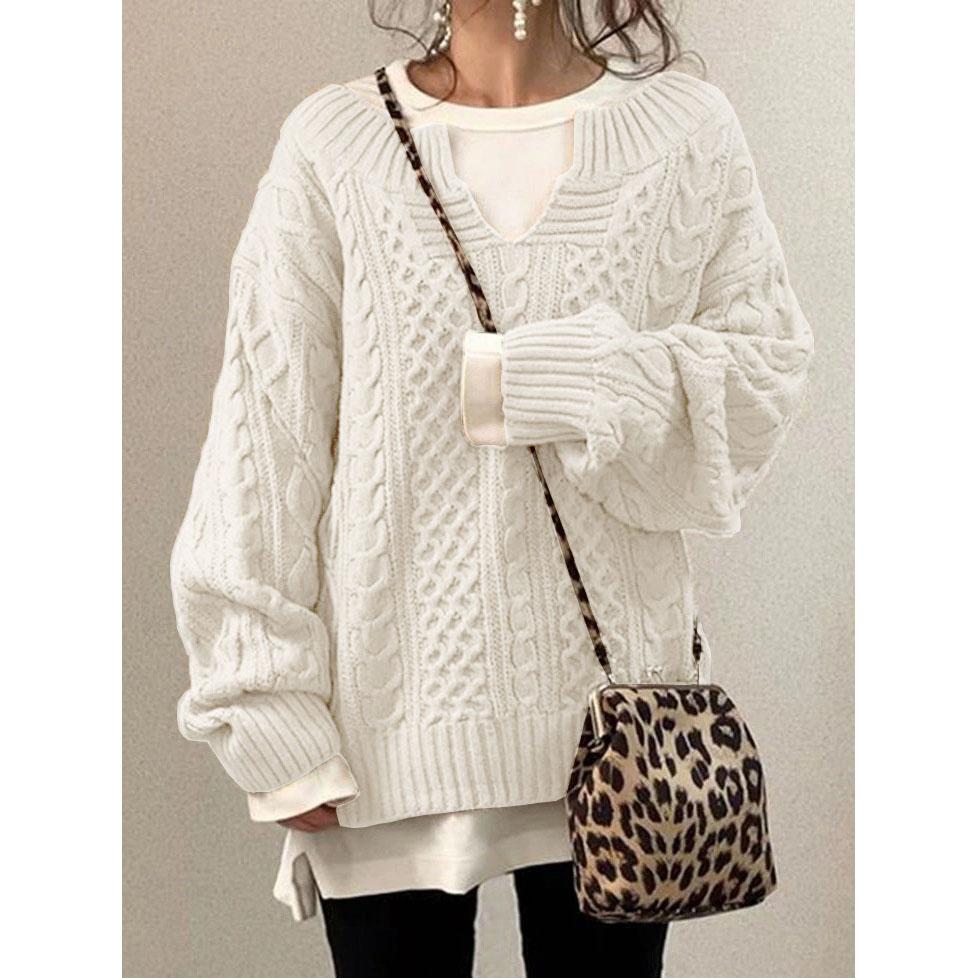 Women Pullovers Knit Sweater Warm Long Sleeve Half Open Collar Tops Knitted Sweater Retro Office Lady Jumpers Autumn Winter XS білий
Women Pullovers Knit Sweater Warm Long Sleeve Half Open Collar Tops Knitted Sweater Retro Office Lady Jumpers Autumn Winter XS білий
