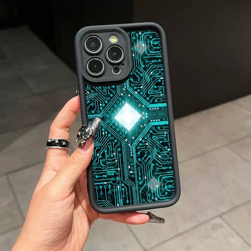 Чехол для телефона с рисунком печатной платы Для IPhone 17 16 15 13 11 12 14 Pro Max Plus Силиконовая Защитная Крышка iPhone 15 plus
Чехол для телефона с рисунком печатной платы Для IPhone 17 16 15 13 11 12 14 Pro Max Plus Силиконовая Защитная Крышка iPhone 15 plus