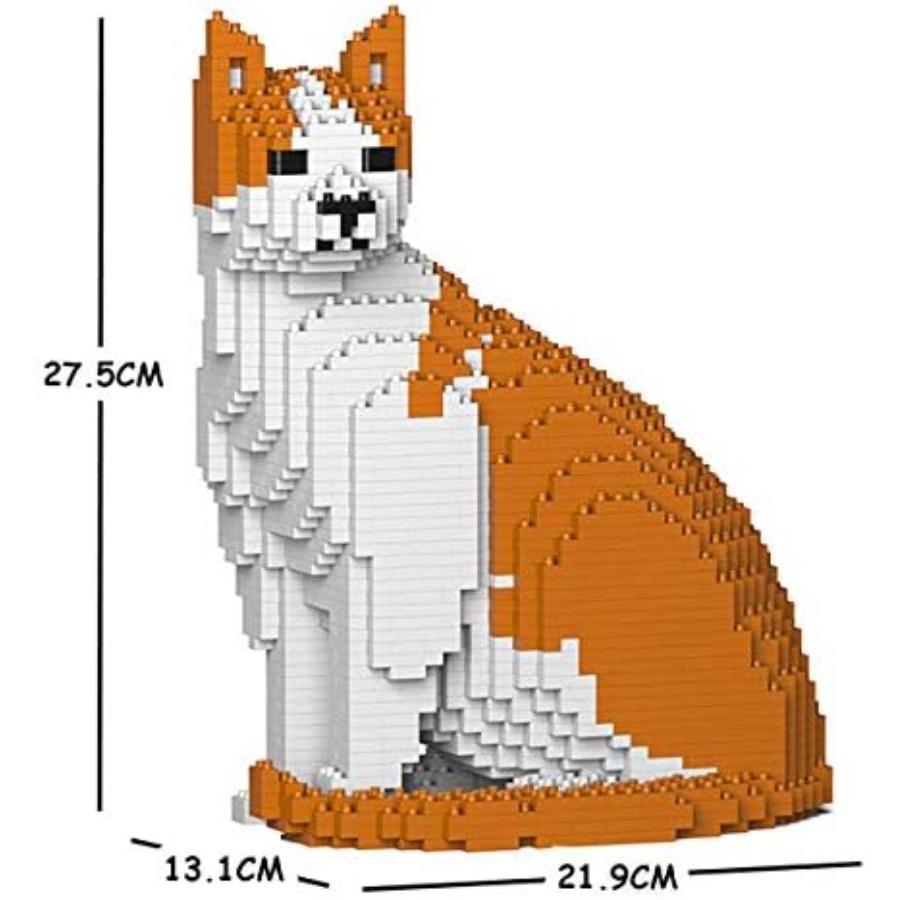JEKCA Cat 10SM03 Orange and White Cat Plastic Building Blocks for Creative Construction and Educational Play Ideal for Ages 14+ United States
JEKCA Cat 10SM03 Orange and White Cat Plastic Building Blocks for Creative Construction and Educational Play Ideal for Ages 14+ United States