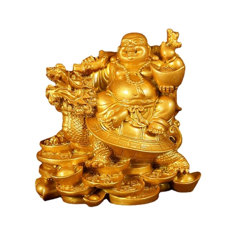 Lhyxuuk Mr. Hotei figurine good luck Seven Lucky Gods Hotei Buddha statue Hotei-sama sitting on a dragon turtle Maitreya Bodhisattva money luck gold
Lhyxuuk Mr. Hotei figurine good luck Seven Lucky Gods Hotei Buddha statue Hotei-sama sitting on a dragon turtle Maitreya Bodhisattva money luck gold