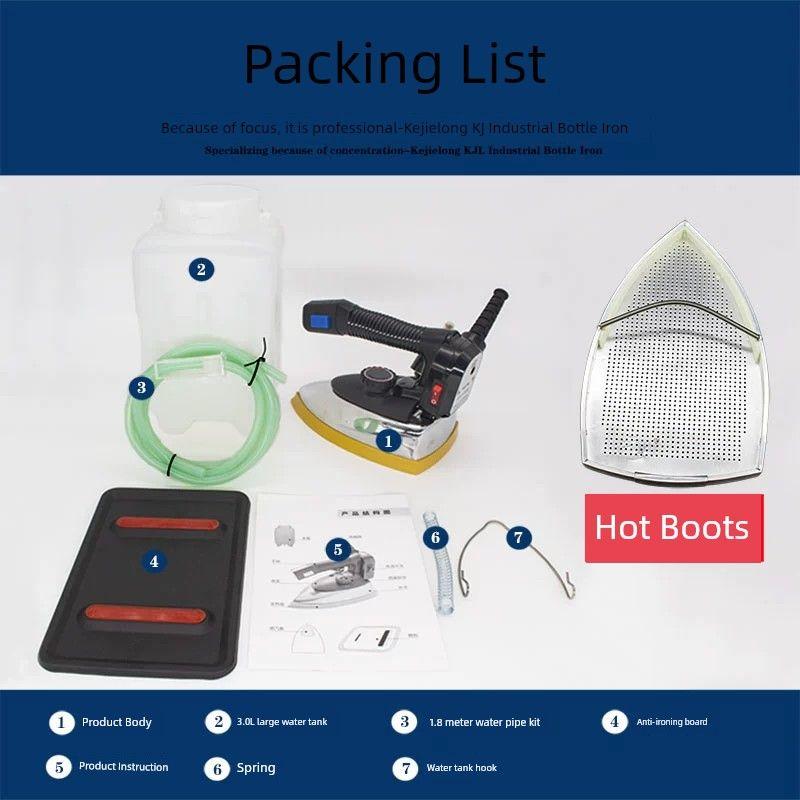 Kejielong Professional Bottle Dry Cleaning Steam and Dry Iron Black
Kejielong Professional Bottle Dry Cleaning Steam and Dry Iron Black