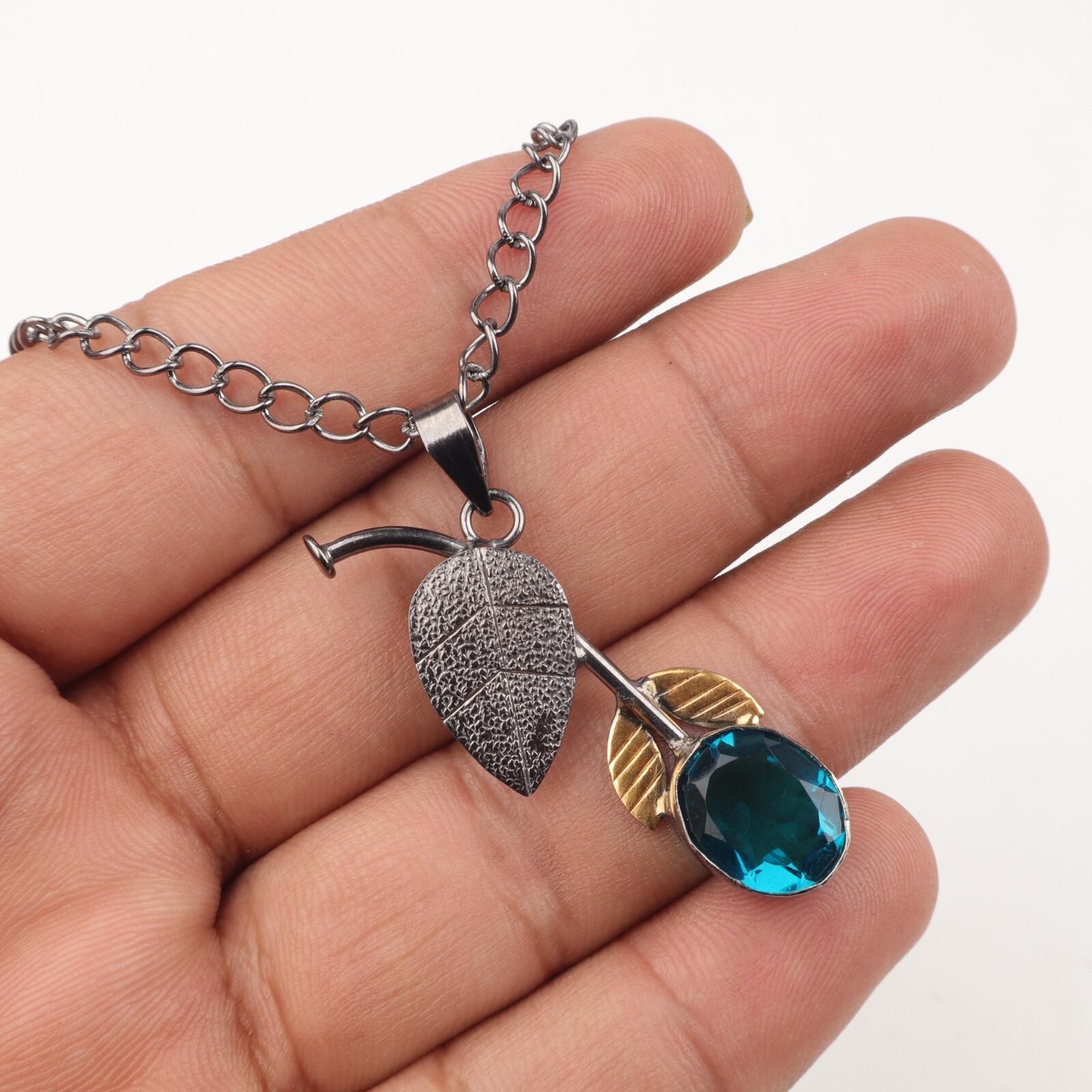 925 Sterling Silver Apatite Gemstone Handmade Jewelry Artisan Pendant For Women PP-55-7
925 Sterling Silver Apatite Gemstone Handmade Jewelry Artisan Pendant For Women PP-55-7