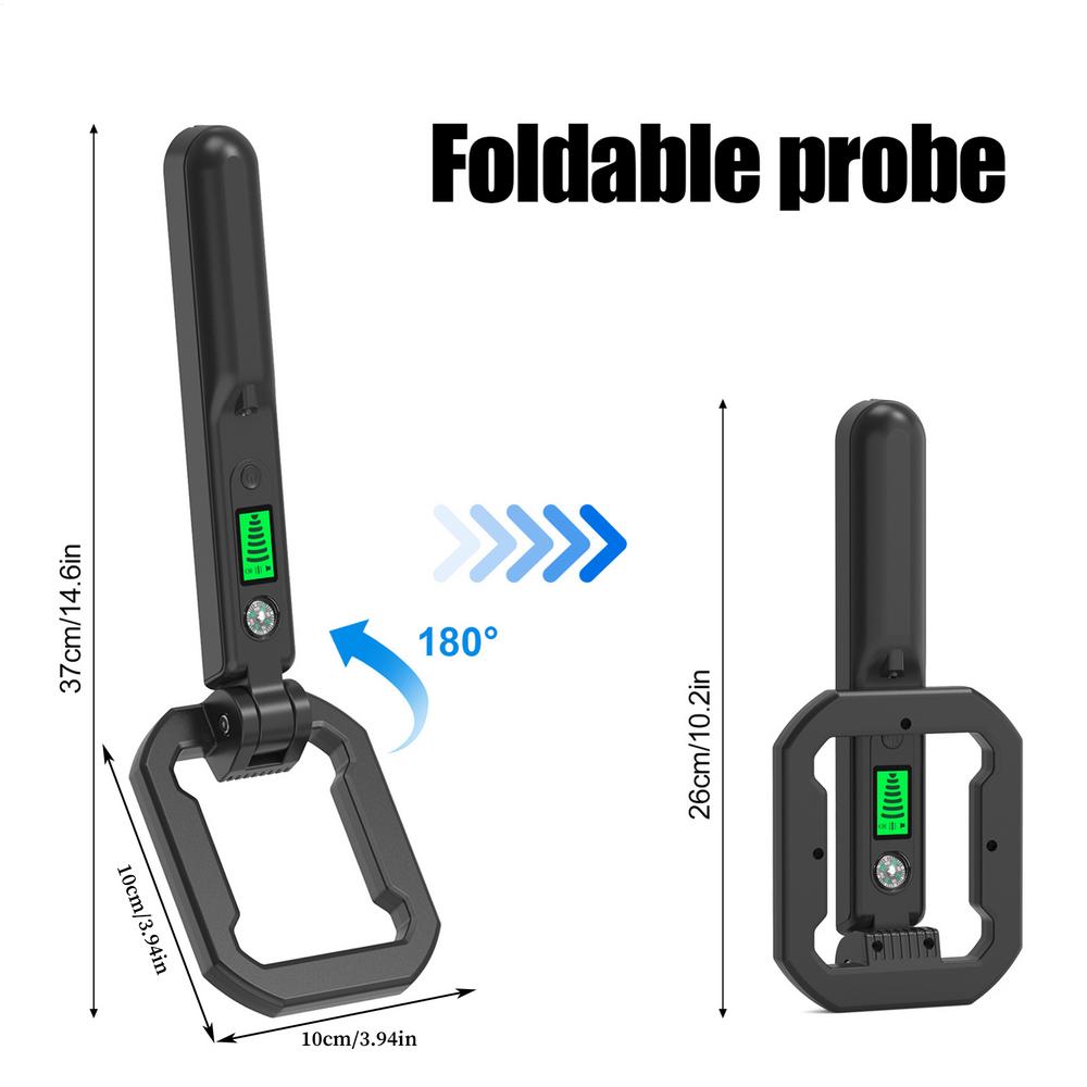 Metal Detector Treasure Hunter Built-in Compass Gold Detector Underground Search Treasure Coin Detector with Audible, Vibration
Metal Detector Treasure Hunter Built-in Compass Gold Detector Underground Search Treasure Coin Detector with Audible, Vibration