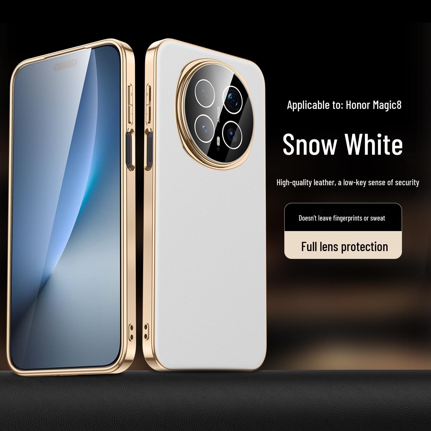 Compatible Honor Magic 8 Pro Leather Case - Electroplated Design, Built-in Lens and Drop Protection Honor Magic 8
Compatible Honor Magic 8 Pro Leather Case - Electroplated Design, Built-in Lens and Drop Protection Honor Magic 8