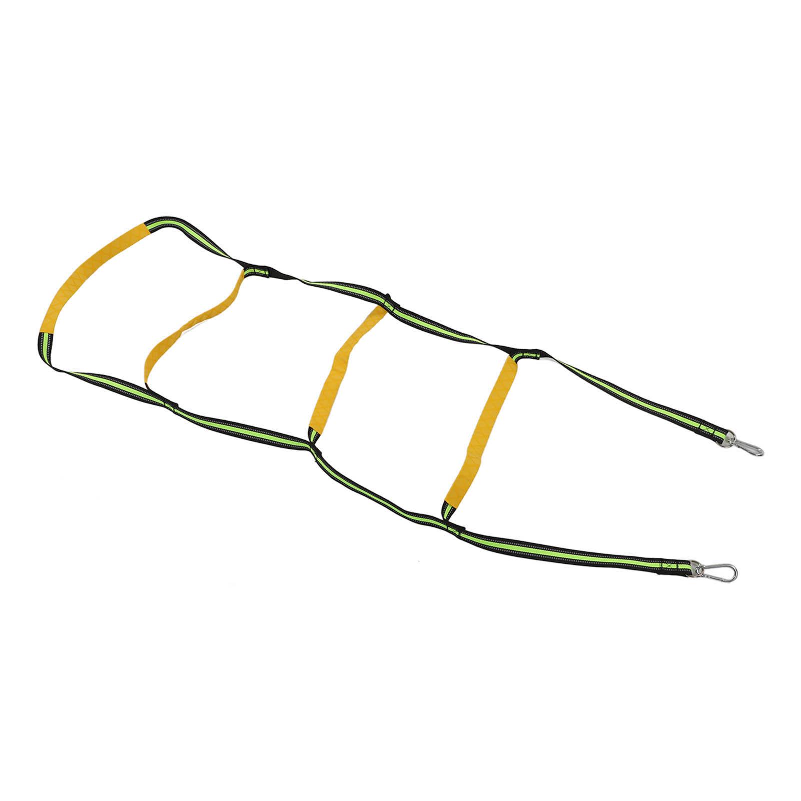 Boat Rope Ladder 4 Steps Foldable UV Protection Reflective Rope Marine Rope Ladder with Stainless Steel Hooks
Boat Rope Ladder 4 Steps Foldable UV Protection Reflective Rope Marine Rope Ladder with Stainless Steel Hooks