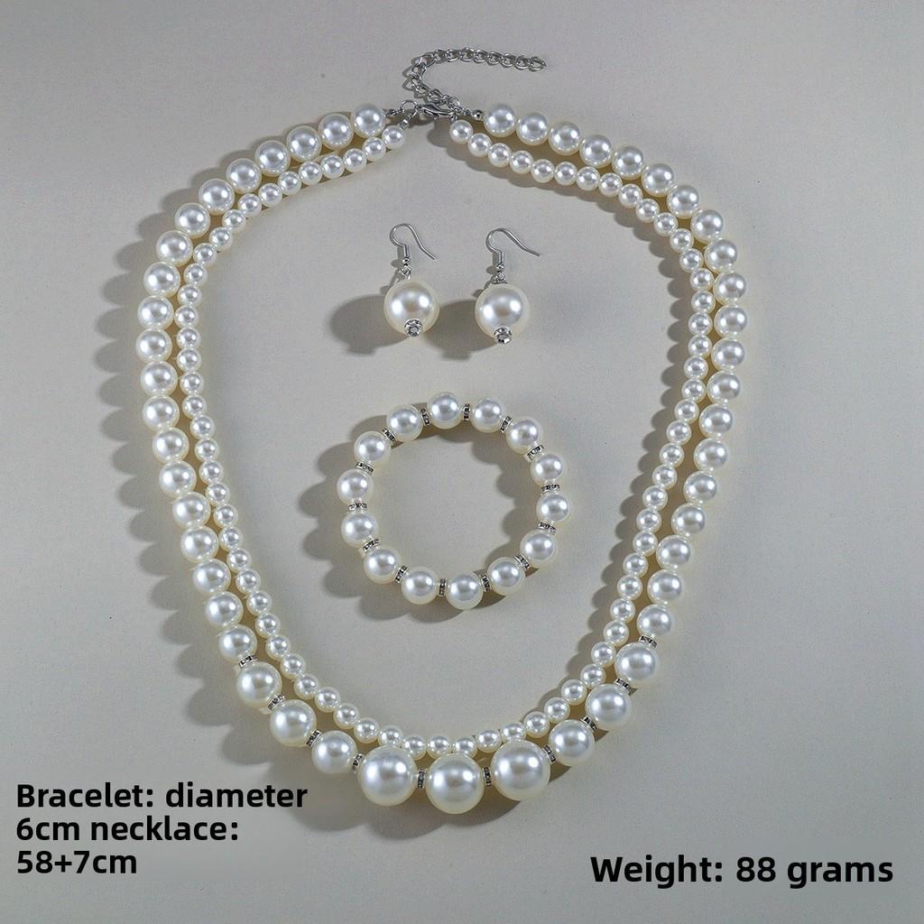 Pearl Jewelry Set With Geometric Pendant For Women And Men B
Pearl Jewelry Set With Geometric Pendant For Women And Men B