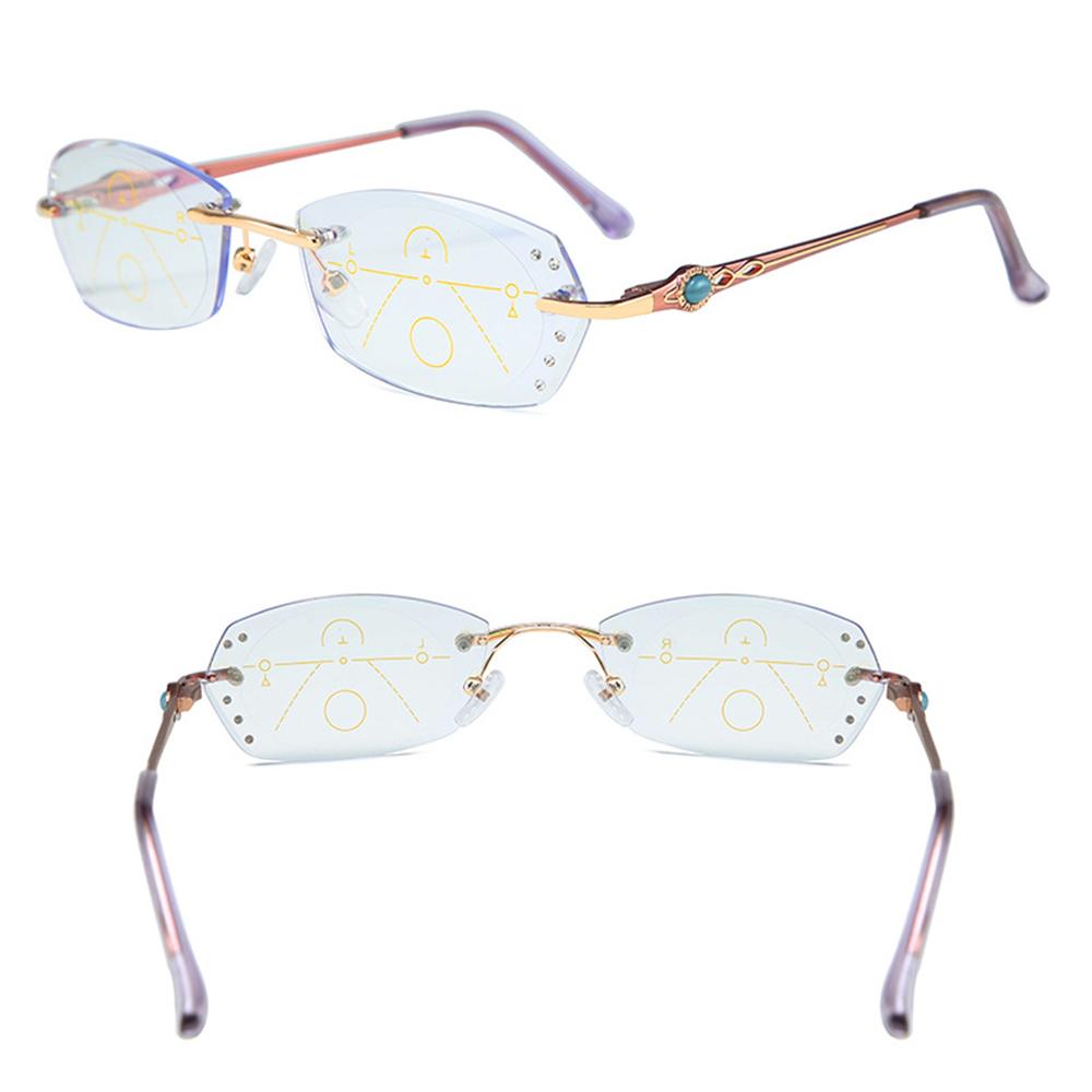 Ultra-light Rimless Titanium Alloy Frame Luxury Women Progressive Multifocus Reading Glasses ADD 75 100 125 150 175 200 To 400 Add 150 розовый
Ultra-light Rimless Titanium Alloy Frame Luxury Women Progressive Multifocus Reading Glasses ADD 75 100 125 150 175 200 To 400 Add 150 розовый