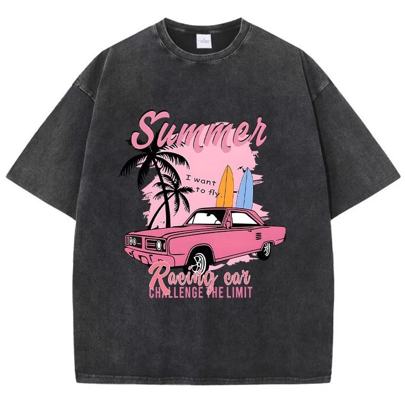 Casual Women Cotton Washed TShirt Summer Racing Car Challenge The Limit Print Tees Street Oversize Tops Fashion ONeck Clothes 2XL
Casual Women Cotton Washed TShirt Summer Racing Car Challenge The Limit Print Tees Street Oversize Tops Fashion ONeck Clothes 2XL